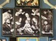 Reproduktion des Dessauer Fürstenaltars von Lucas Cranach dem Älteren mit Martin Luther im Gotischen Haus Wörlitz.